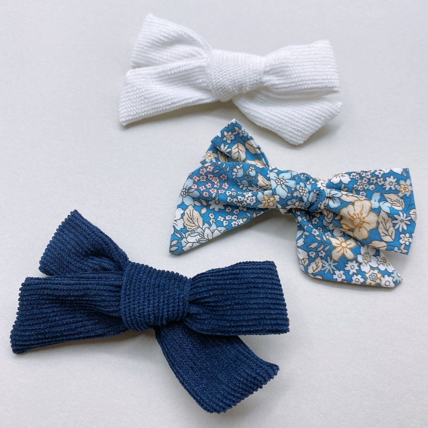 Handmade Bow Clips (3 piece set)