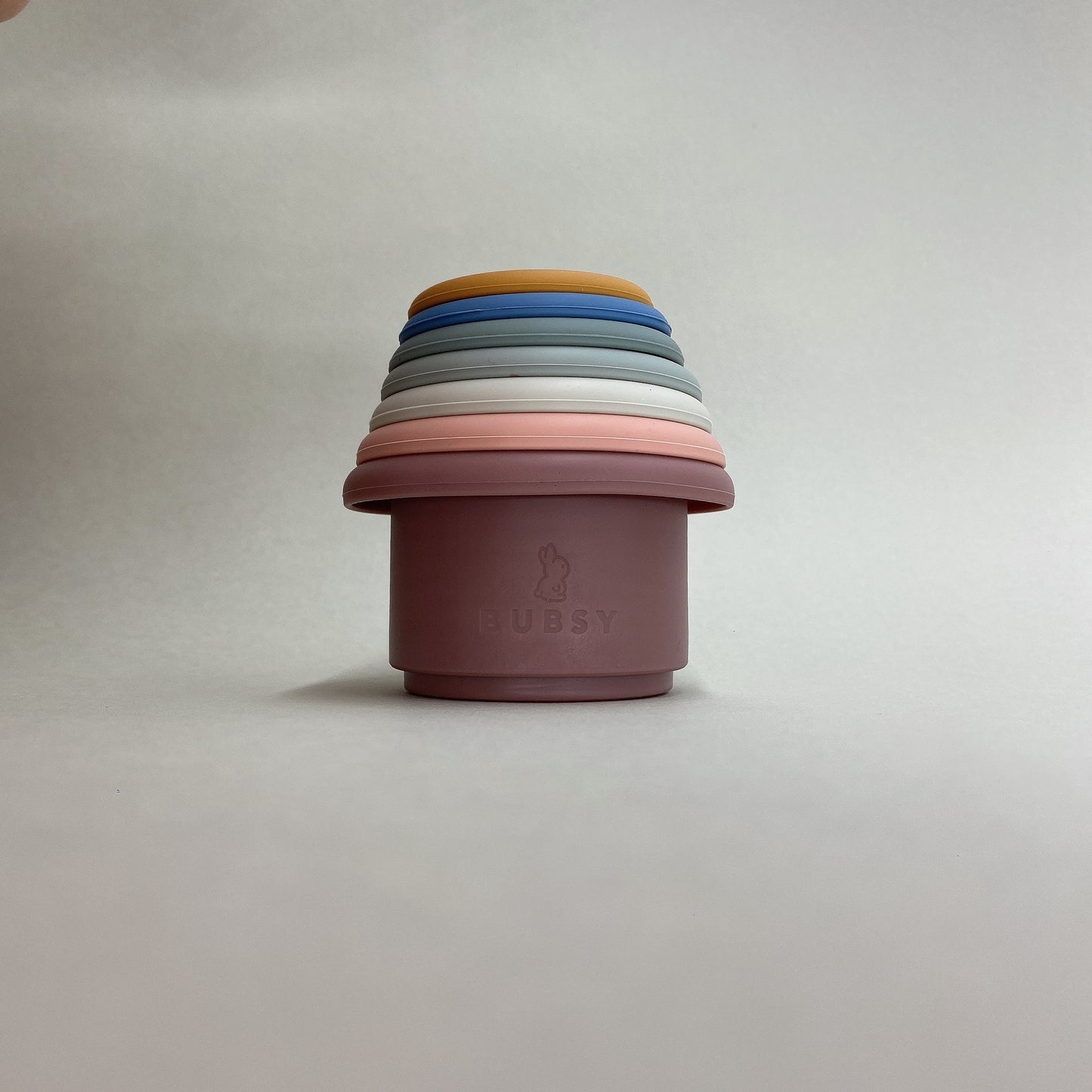 Silicone Stacking Cups (Multi-Colours)